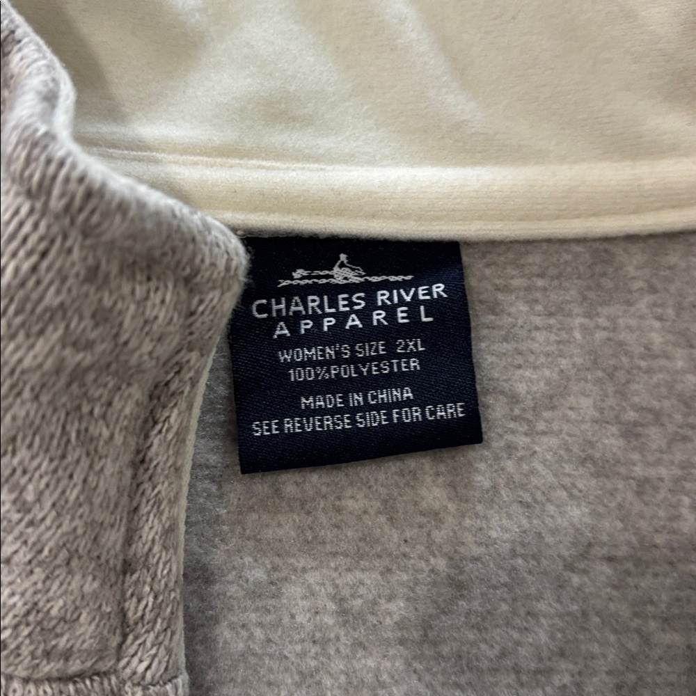 Charles River Michigan State Brugge  Quarter-Zip woman’s Sweatshirt size 2XL - Picture 5 of 5